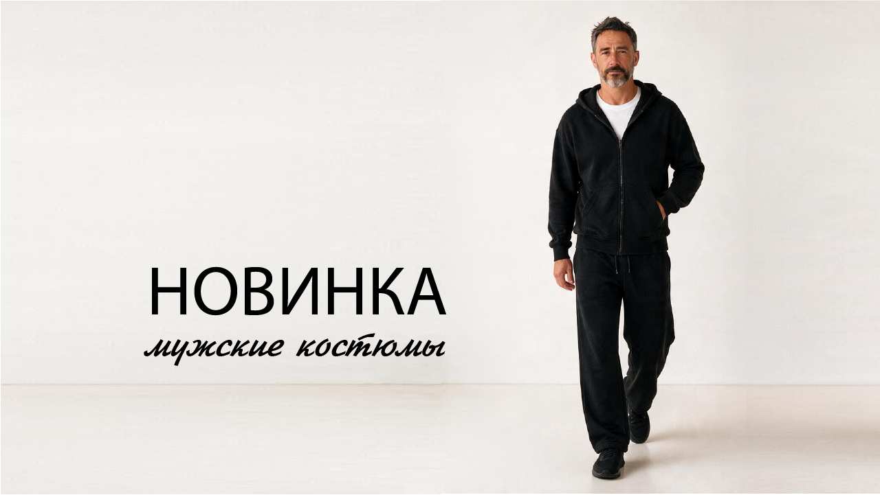 Новинка. Мужские костюмы.
