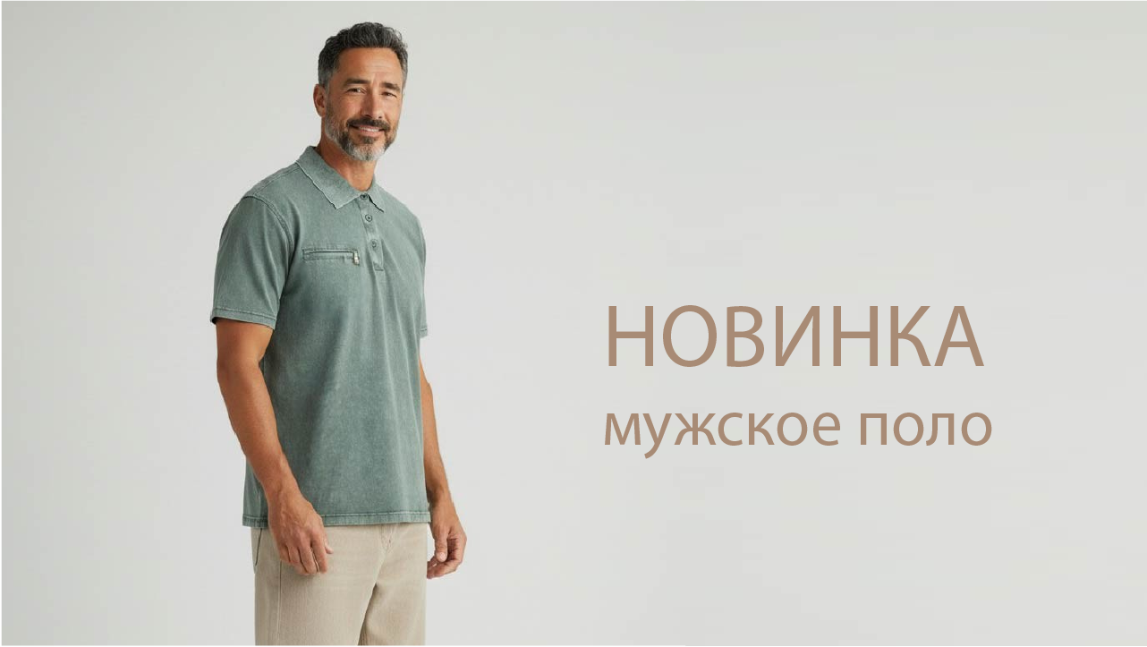  Новинка мужское поло