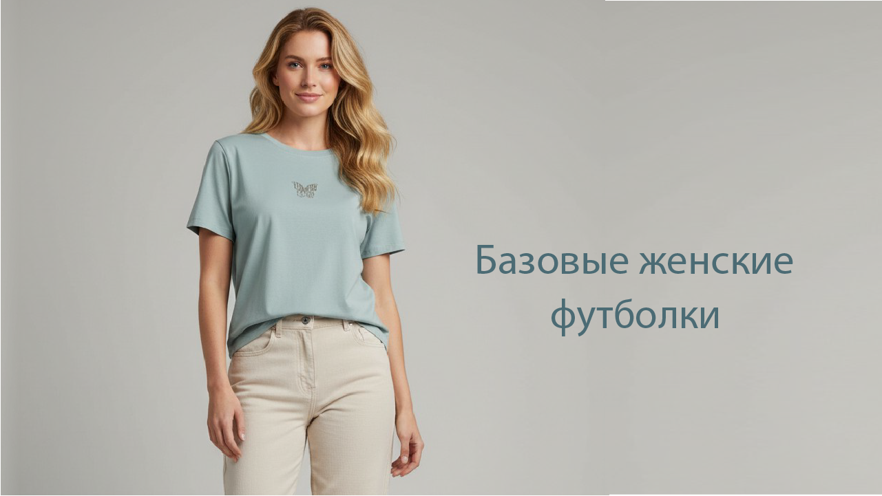 Базовые женские футболки