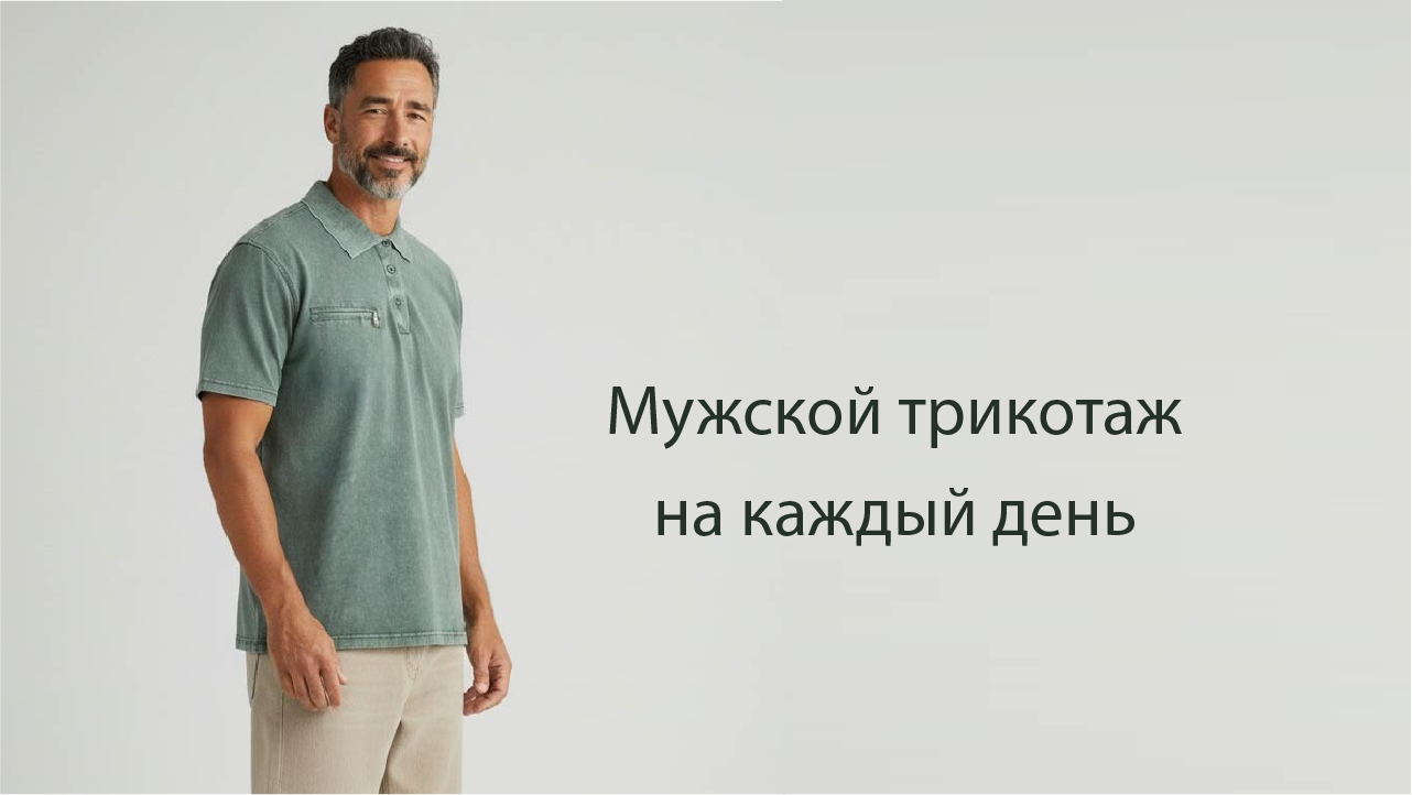 Мужской трикотаж на каждый день