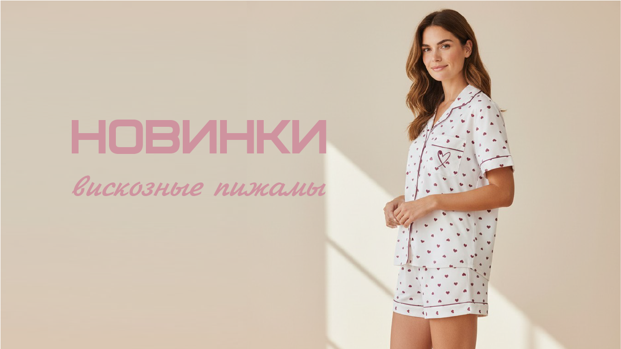 Новинка вискозные пижамы